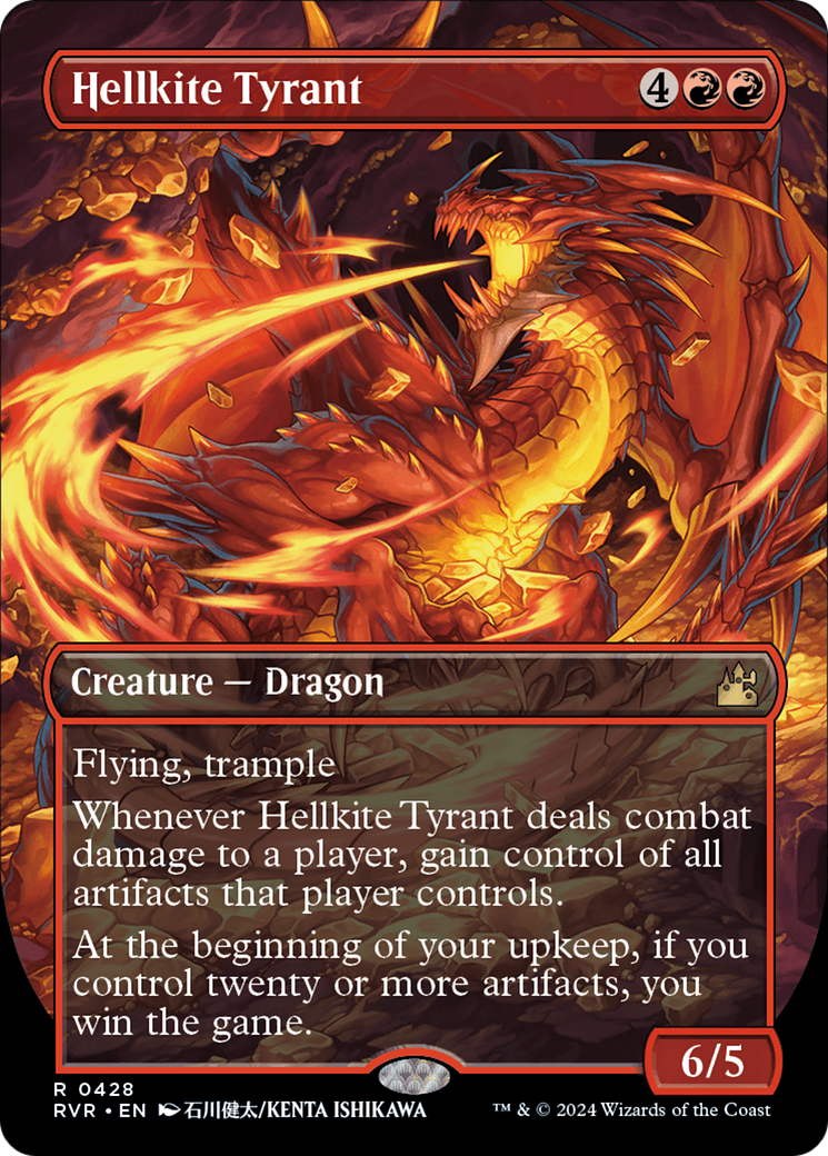 Hellkite Tyrant (Anime Borderless) [Ravnica Remastered] | Chromatic Games