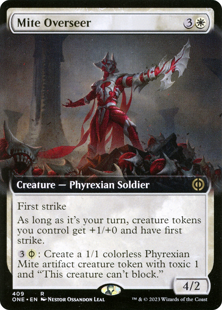 Mite Overseer (Extended Art) [Phyrexia: All Will Be One] | Chromatic Games