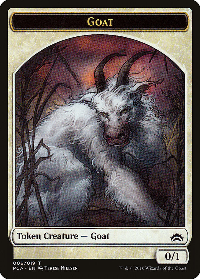 Goat // Insect Double-Sided Token [Planechase Anthology Tokens] | Chromatic Games