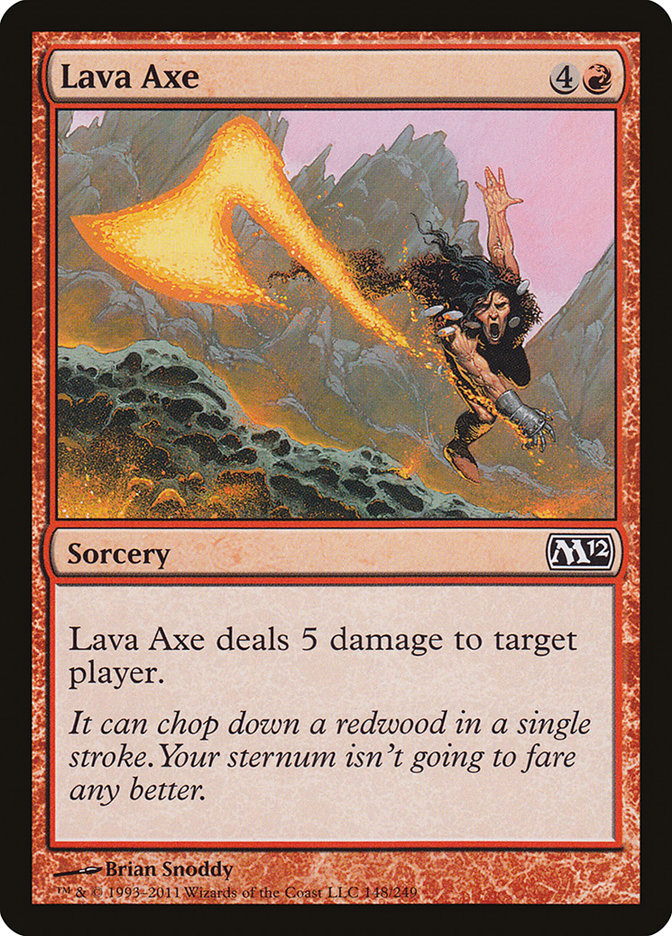 Lava Axe [Magic 2012] | Chromatic Games