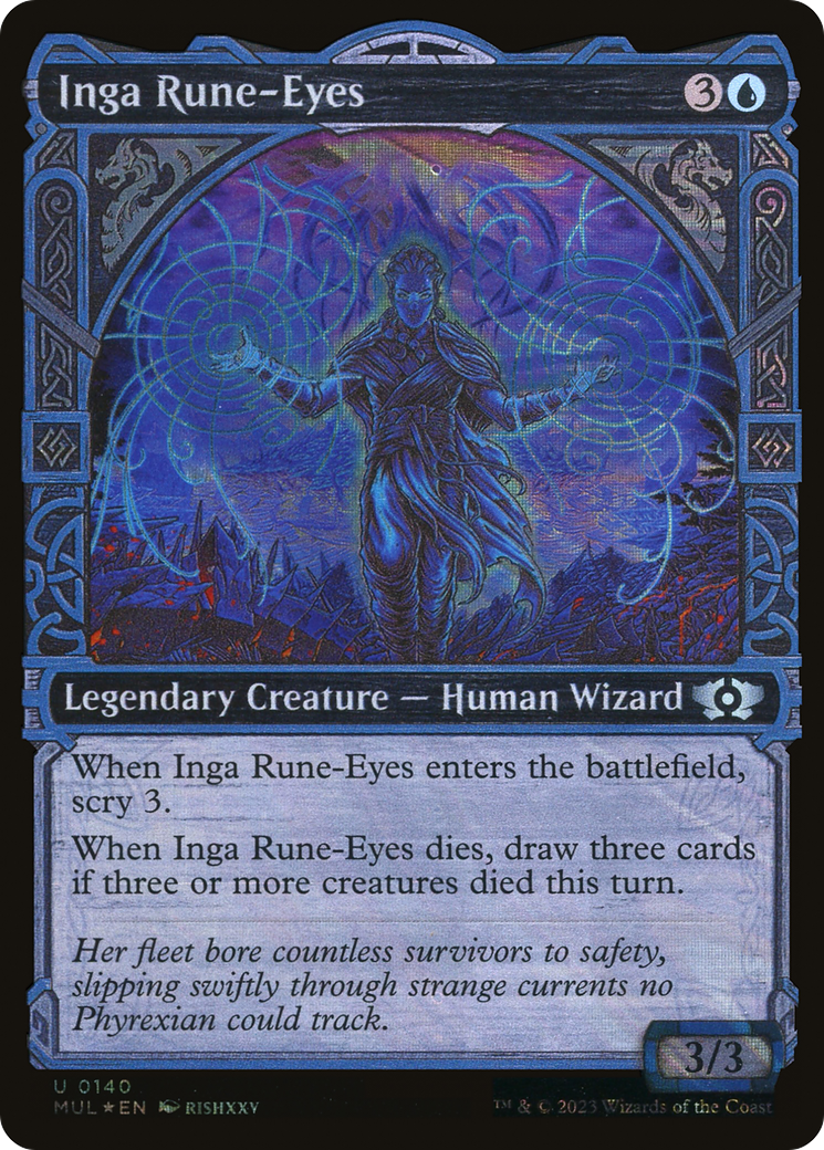 Inga Rune-Eyes (Halo Foil) [Multiverse Legends] | Chromatic Games