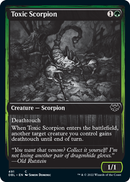 Toxic Scorpion [Innistrad: Double Feature] | Chromatic Games