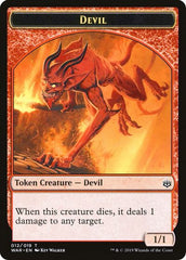 Devil // Satyr Double-Sided Token [Challenger Decks 2020 Tokens] | Chromatic Games