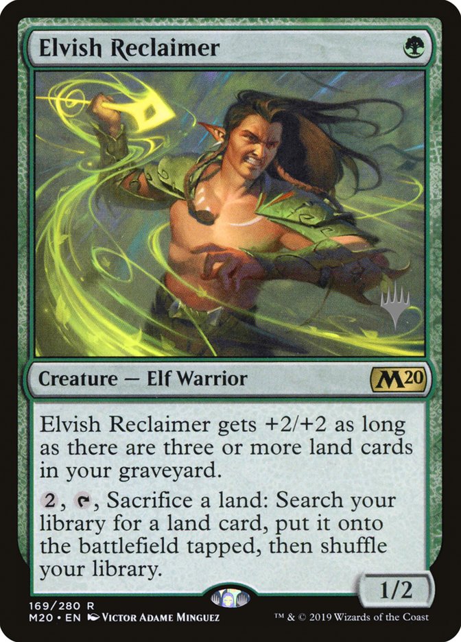 Elvish Reclaimer (Promo Pack) [Core Set 2020 Promos] | Chromatic Games