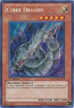 Cyber Dragon (Alternate Art) [LCGX-EN176] Secret Rare | Chromatic Games