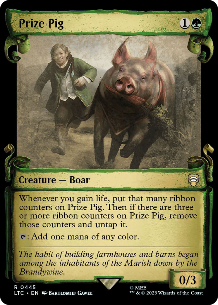 Prize Pig [The Lord of the Rings: Tales of Middle-Earth Commander Showcase Scrolls] | Chromatic Games