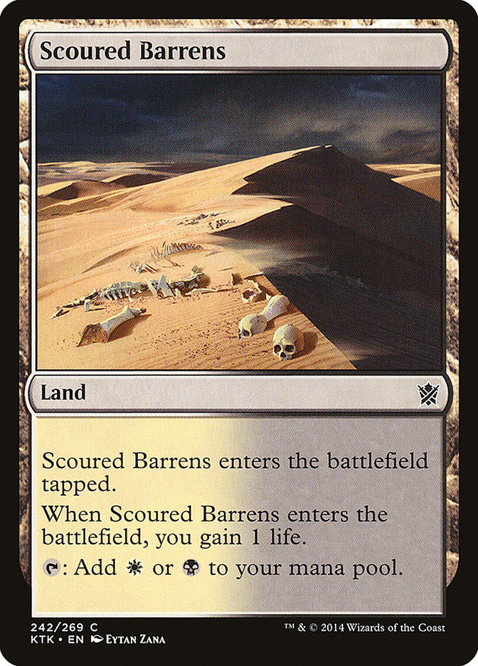 Scoured Barrens [Khans of Tarkir] | Chromatic Games