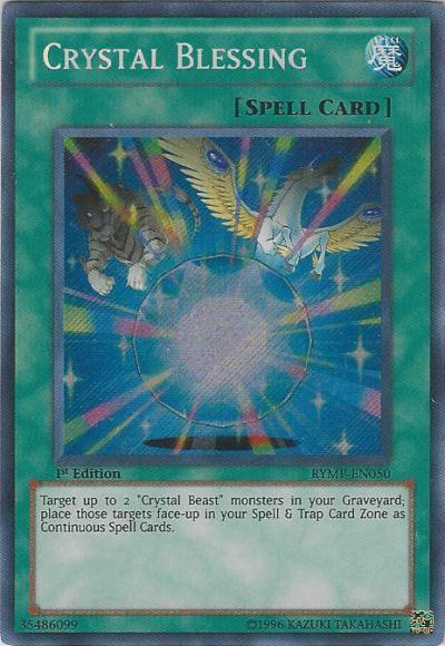Crystal Blessing [RYMP-EN050] Secret Rare | Chromatic Games