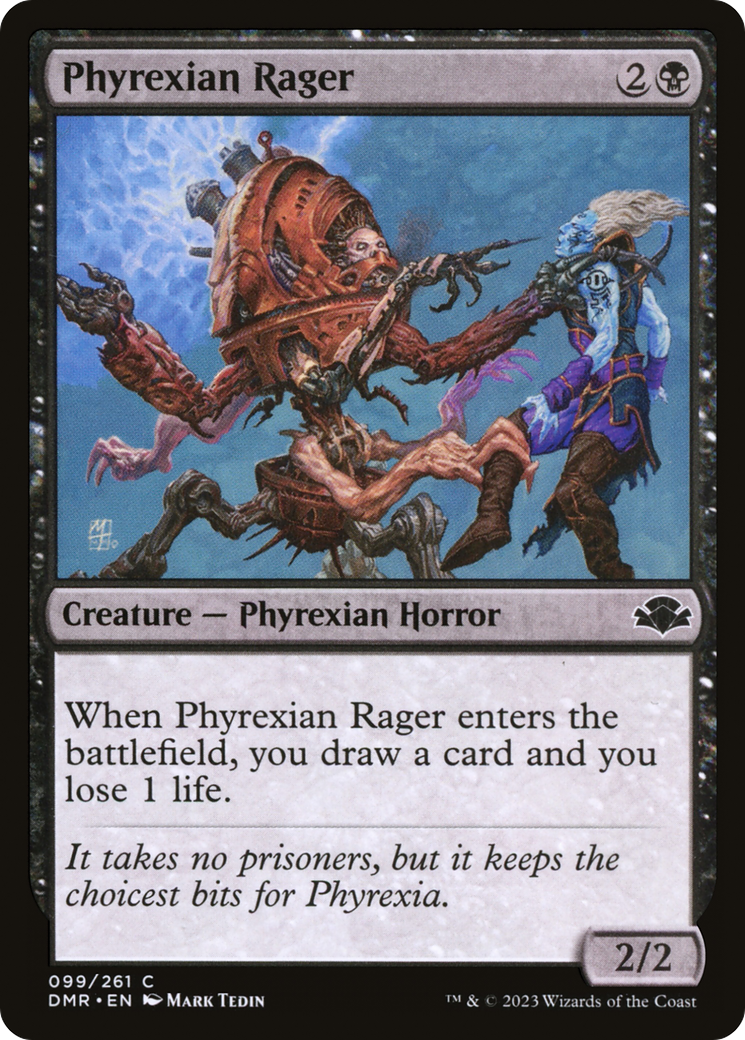 Phyrexian Rager [Dominaria Remastered] | Chromatic Games