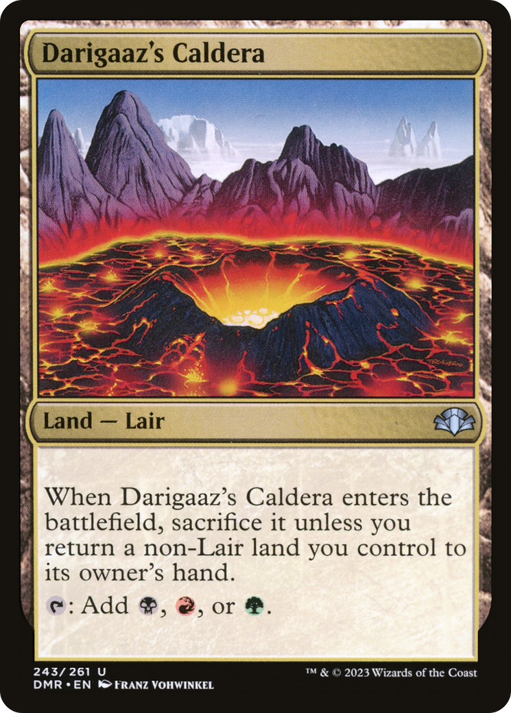 Darigaaz's Caldera [Dominaria Remastered] | Chromatic Games