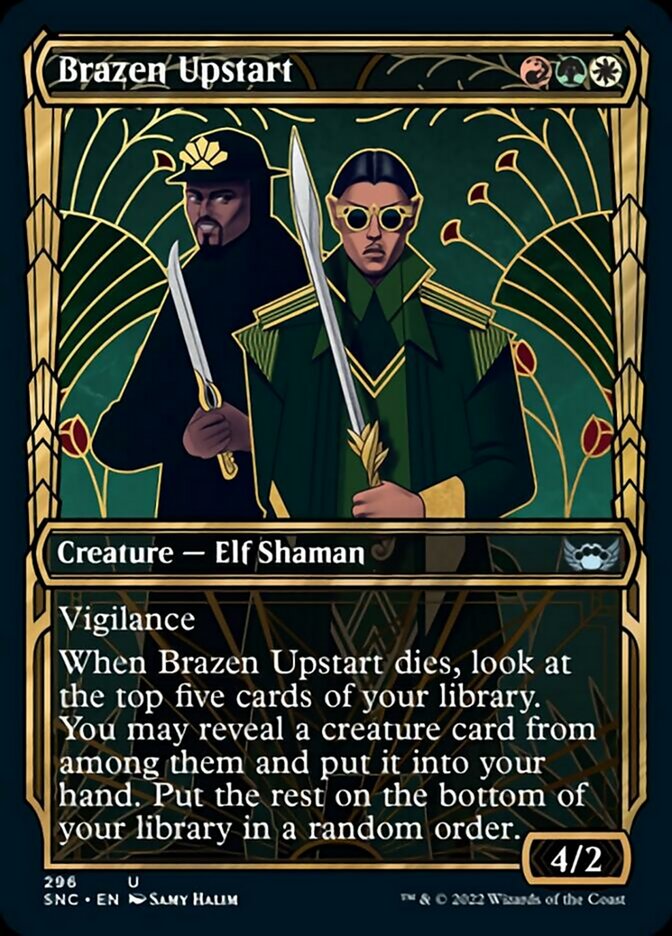 Brazen Upstart (Showcase Golden Age) [Streets of New Capenna] | Chromatic Games