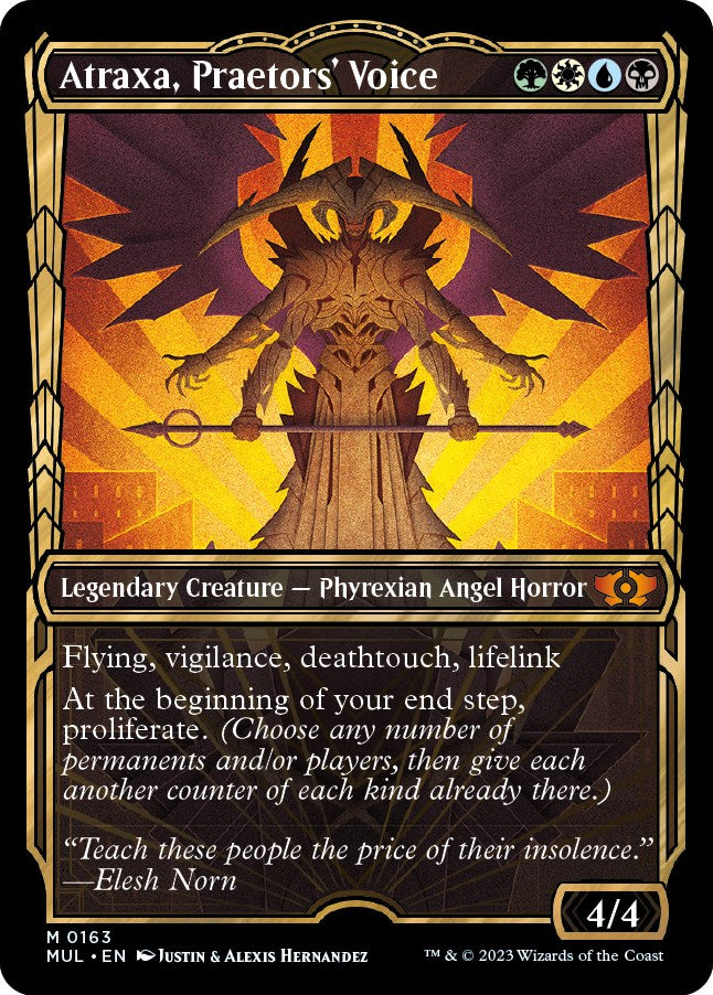 Atraxa, Praetors' Voice (Halo Foil) [Multiverse Legends] | Chromatic Games