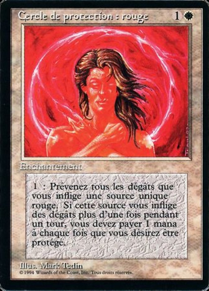 Circle of Protection: Red [Foreign Black Border] | Chromatic Games