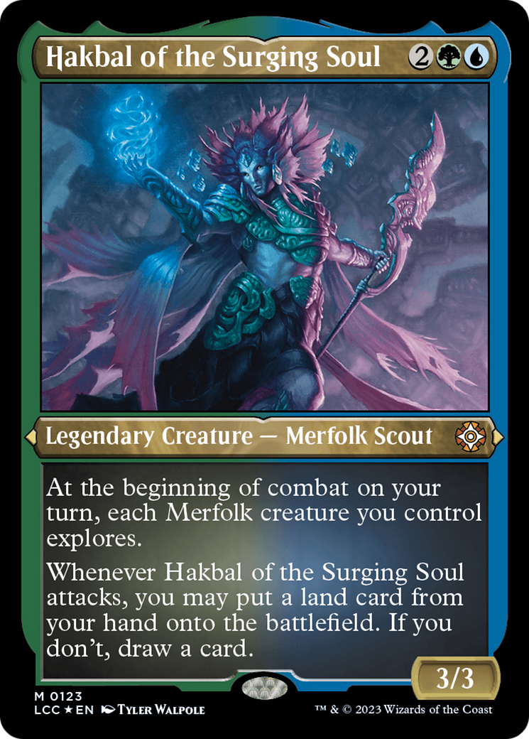 Hakbal of the Surging Soul (Display Commander) [The Lost Caverns of Ixalan Commander] | Chromatic Games