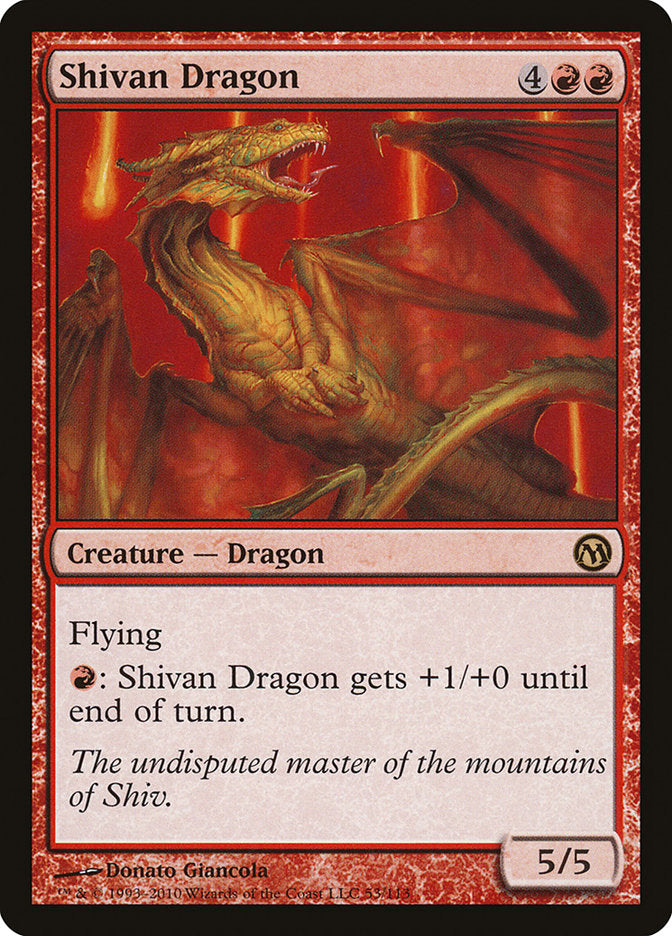 Shivan Dragon [Duels of the Planeswalkers] | Chromatic Games