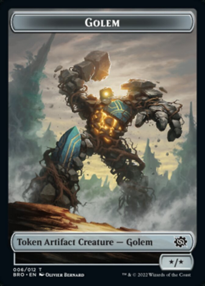 Golem Token [The Brothers' War Tokens] | Chromatic Games