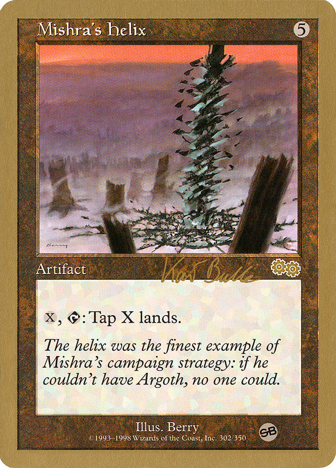 Mishra's Helix (Kai Budde) (SB) [World Championship Decks 1999] | Chromatic Games