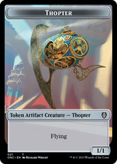 Myr // Thopter Double-Sided Token [Phyrexia: All Will Be One Commander Tokens] | Chromatic Games