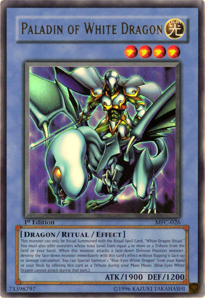 Paladin of White Dragon [MFC-026] Ultra Rare | Chromatic Games