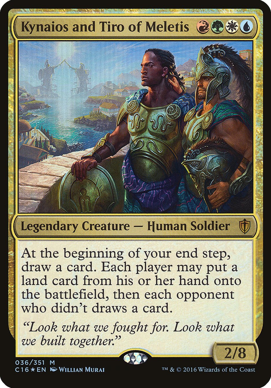 Kynaios and Tiro of Meletis (Oversized) [Commander 2016 Oversized] | Chromatic Games