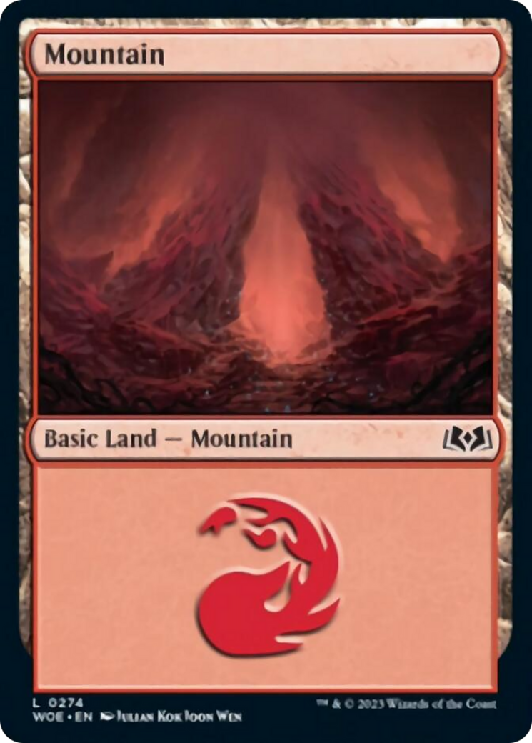 Mountain (0274) [Wilds of Eldraine] | Chromatic Games