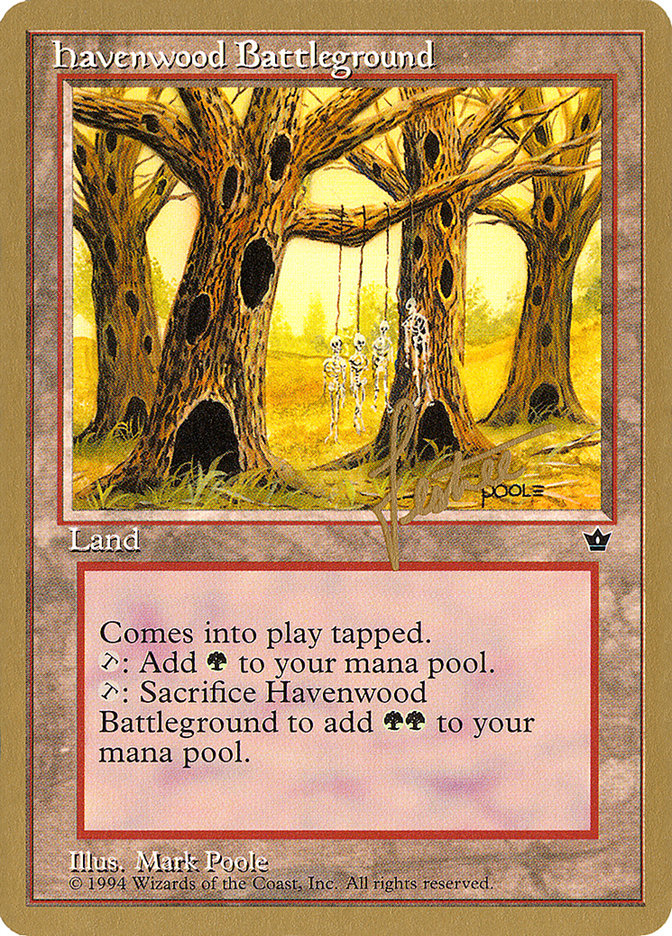 Havenwood Battleground (Bertrand Lestree) [Pro Tour Collector Set] | Chromatic Games