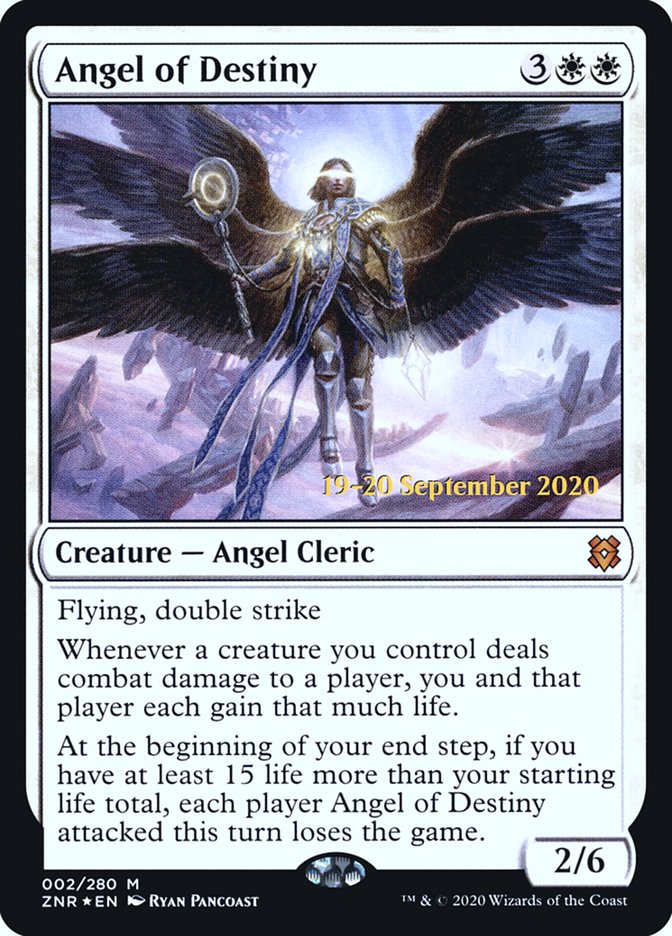 Angel of Destiny [Zendikar Rising Prerelease Promos] | Chromatic Games