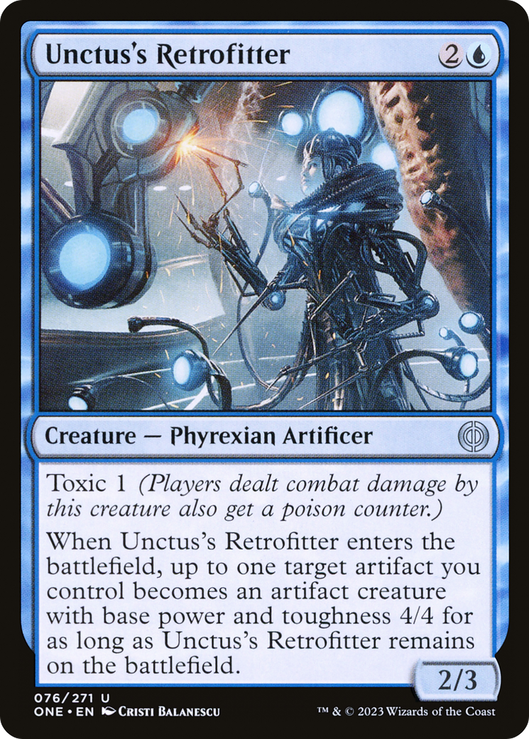 Unctus's Retrofitter [Phyrexia: All Will Be One] | Chromatic Games