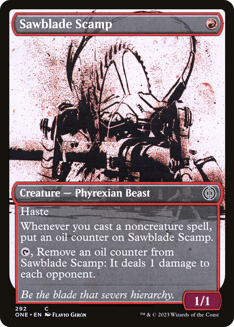 Sawblade Scamp (Showcase Ichor) [Phyrexia: All Will Be One] | Chromatic Games