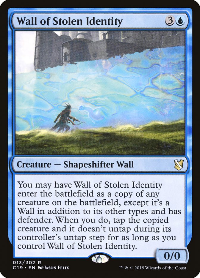 Wall of Stolen Identity [Commander 2019] | Chromatic Games