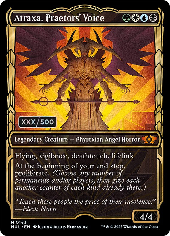 Atraxa, Praetors' Voice (Serialized) [Multiverse Legends] | Chromatic Games