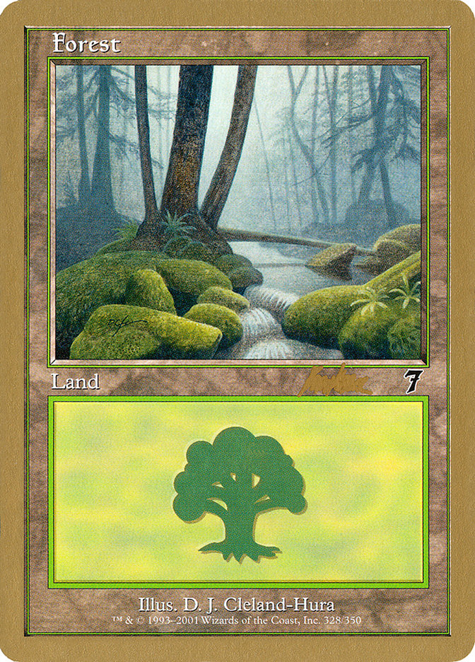 Forest (328) (Brian Kibler) [World Championship Decks 2002] | Chromatic Games