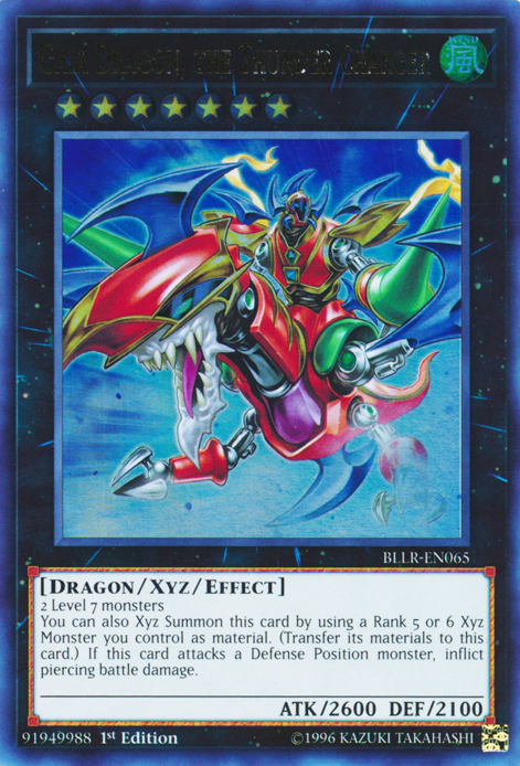 Gaia Dragon, the Thunder Charger [BLLR-EN065] Ultra Rare | Chromatic Games