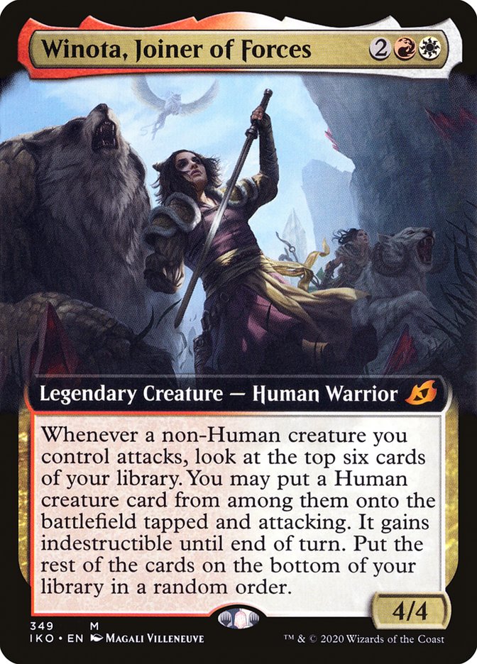 Winota, Joiner of Forces (Extended Art) [Ikoria: Lair of Behemoths] | Chromatic Games