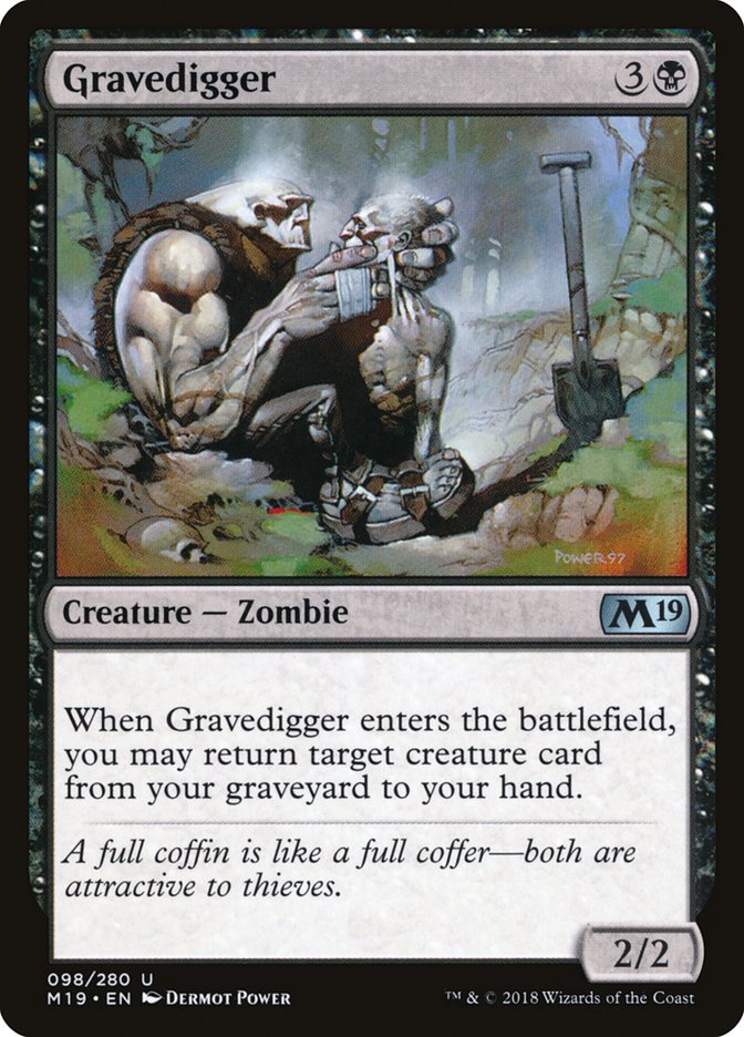 Gravedigger [Core Set 2019] | Chromatic Games