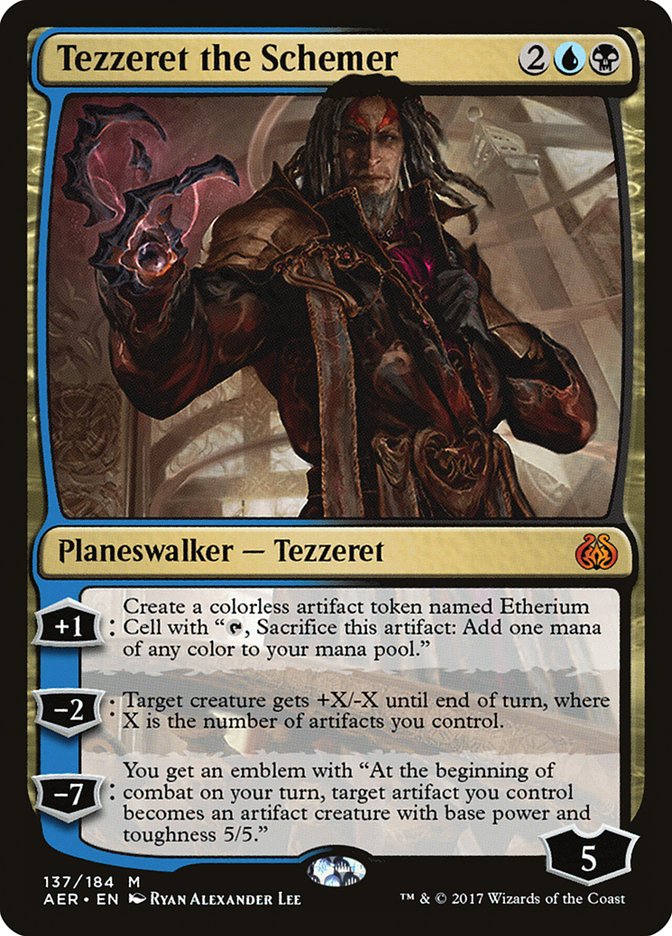 Tezzeret the Schemer [Aether Revolt] | Chromatic Games