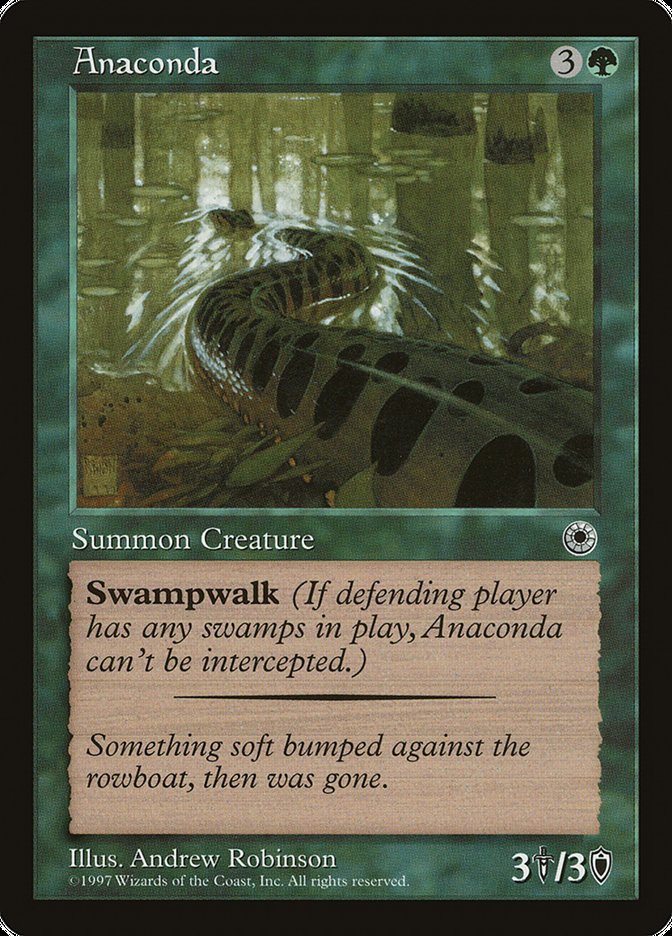 Anaconda (With Flavor Text) [Portal] | Chromatic Games