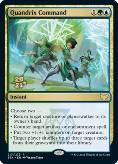 Quandrix Command [Strixhaven: School of Mages Prerelease Promos] | Chromatic Games