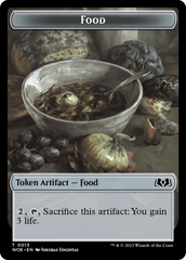 Mouse // Food (0013) Double-Sided Token [Wilds of Eldraine Tokens] | Chromatic Games