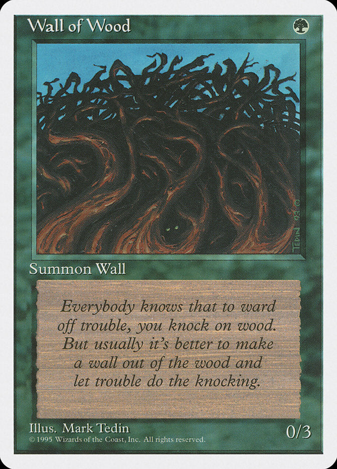 Wall of Wood [Fourth Edition] | Chromatic Games