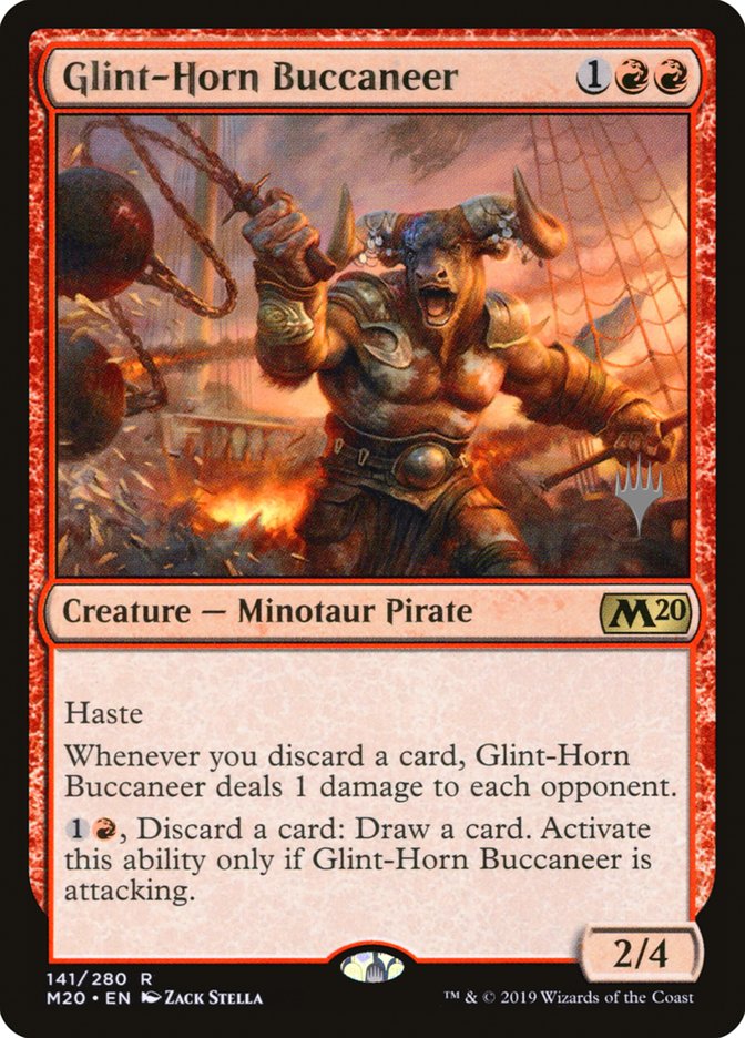 Glint-Horn Buccaneer (Promo Pack) [Core Set 2020 Promos] | Chromatic Games