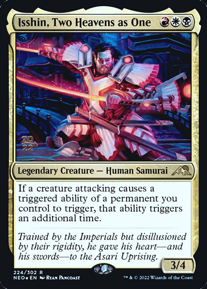 Isshin, Two Heavens as One [Kamigawa: Neon Dynasty Prerelease Promos] | Chromatic Games