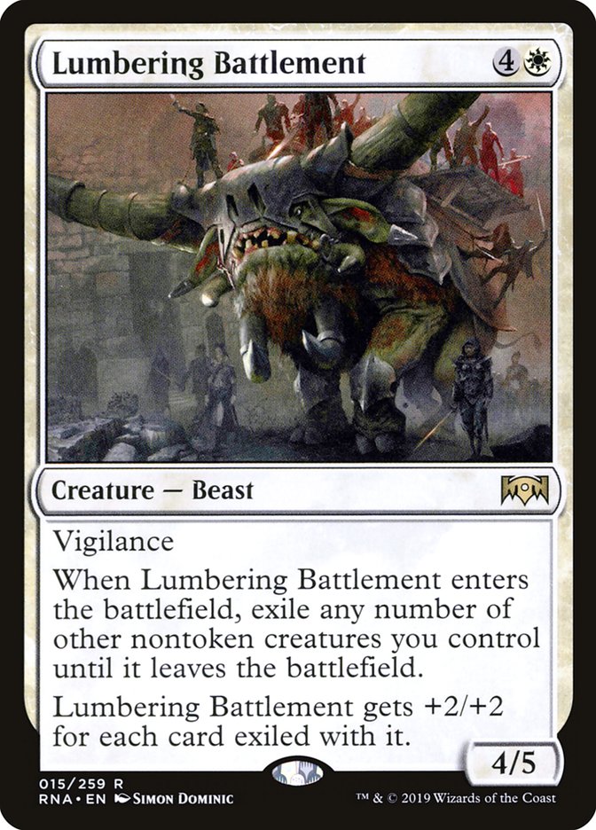 Lumbering Battlement [Ravnica Allegiance] | Chromatic Games