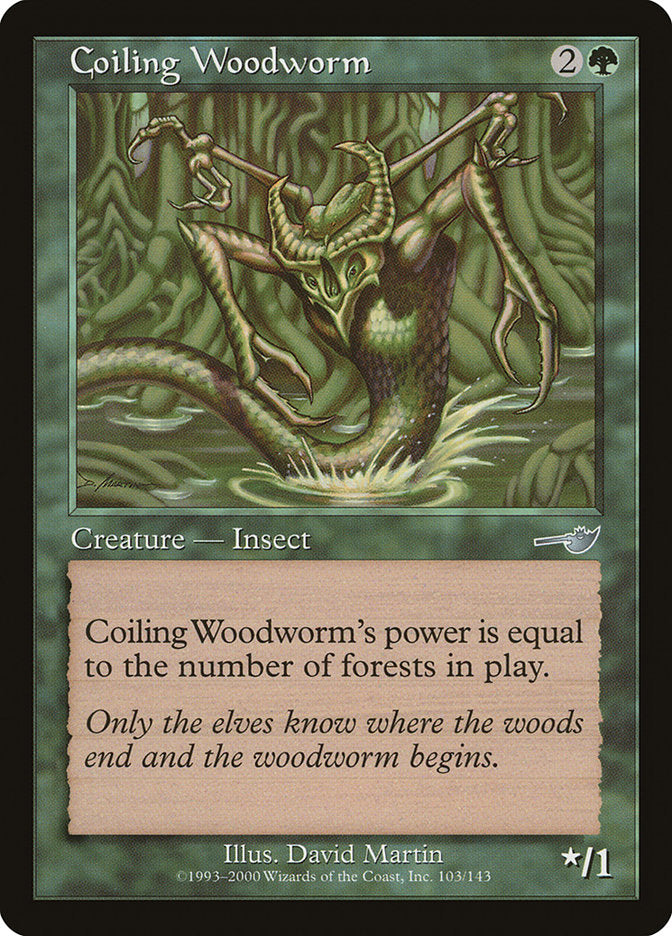 Coiling Woodworm [Nemesis] | Chromatic Games