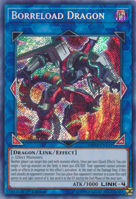 Borreload Dragon [MP18-EN131] Secret Rare | Chromatic Games