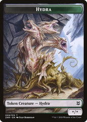 Cat Beast // Hydra Double-Sided Token [Zendikar Rising Tokens] | Chromatic Games