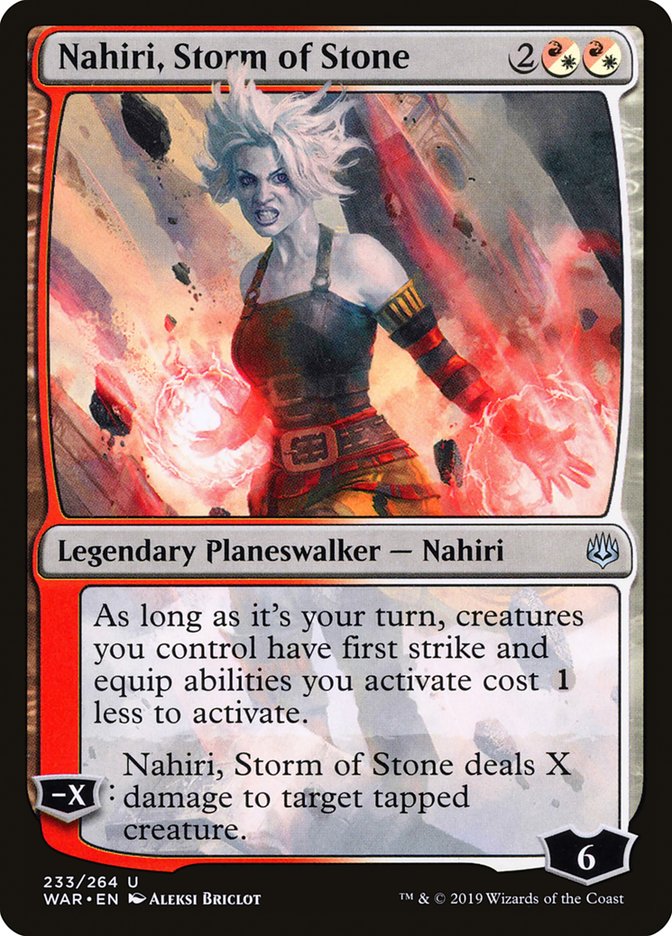 Nahiri, Storm of Stone [War of the Spark] | Chromatic Games