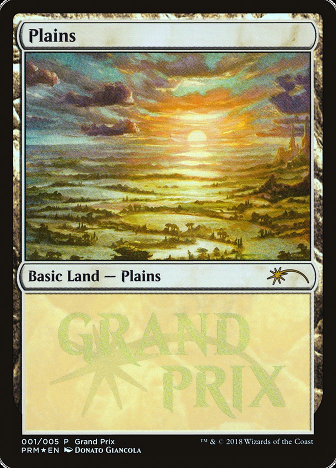 Plains (2018) [Grand Prix Promos] | Chromatic Games