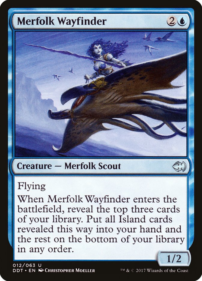 Merfolk Wayfinder [Duel Decks: Merfolk vs. Goblins] | Chromatic Games