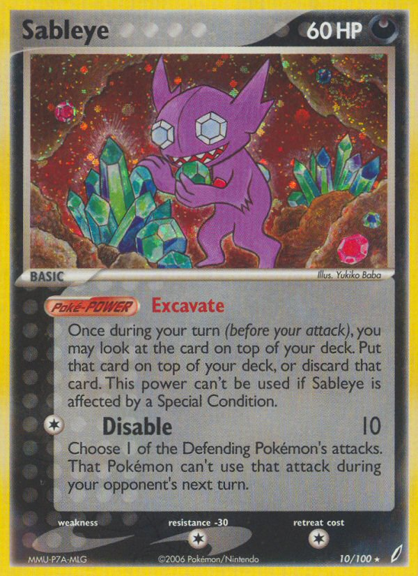 Sableye [Crystal Guardians] | Chromatic Games